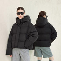 冰洁 J5400DN30 95白鹅绒 连帽短款羽绒服