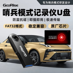 朝上 行车记录仪哨兵模式u盘适用零跑/领克/奇瑞/深蓝/蓝电/星舰FAT32格式USB3.0大容量存储高速优盘 USB3.0 128GB