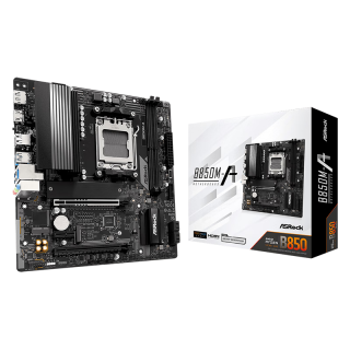 AMD 锐龙CPU 9600X 9700X 搭华擎 B850M 匠心/钢铁传奇 主板CPU套装 板U套装 畅玩三角洲/CSGO B850M-A 单主板(不包含CPU处理器 )