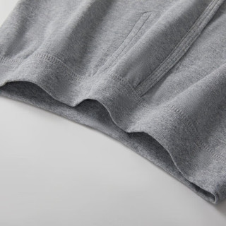 三枪 纯棉抗静电 浅麻灰 XL 男款保暖内衣套装