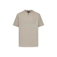 URBAN REVIVO UMM460100 单扣圆领 浅麻花灰 XS 男士T恤