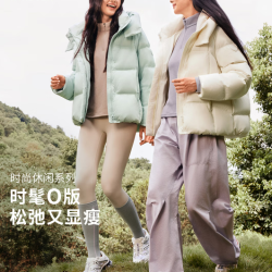 坦博尔 26年新款韩版泡芙羽绒服女短款宽松秋冬舒适保暖厚外套