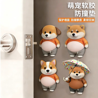 辛丛 柴犬小狗人肚皮捏捏乐防撞贴可爱创意解压汽车家居装饰防撞贴纸 大肚皮柯基