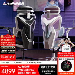 AutoFull G7专业版双椅套装脚托款 人体工学电竞椅久网椅透气