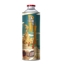 珠江啤酒 珠江原浆啤酒980ml*1罐全麦精酿鲜啤官方旗舰店大罐冰鲜