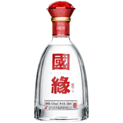 今世缘 国缘单开 幽雅醇厚型 42度 100ml 白酒