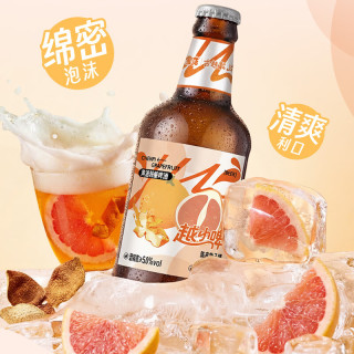 雪花 越小啤黄酒精酿啤酒 330mL 12瓶 整箱装+全麦5号1L