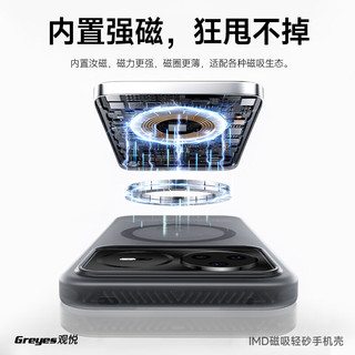 观悦 华为Nova15Pro 亲肤磨砂磁吸 透白 手机壳