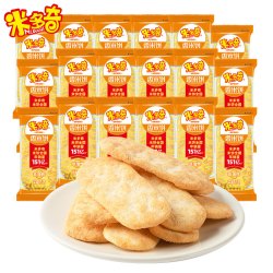 米多奇 仙贝雪饼饼干零食香米休闲儿童网红膨化食品整箱怀旧试吃