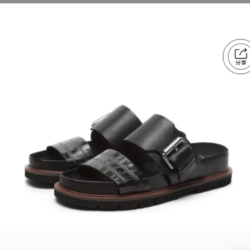 Clarks 轻便厚底凉鞋 黑色 37