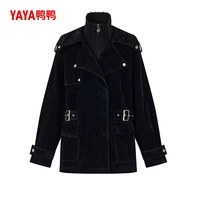 鸭鸭羽绒服 女士2026年秋冬新款时尚休闲舒适简约翻领百搭保暖外套