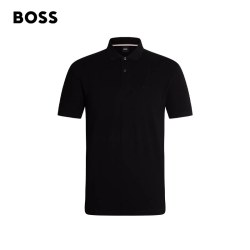 BOSS 博斯26新款男商务休闲老钱风多色短袖BOSSPolo衫