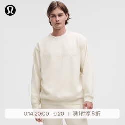 lululemon 男士圆领卫衣 浅象牙白 XS