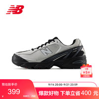 new balance U509 复古网面 灰白色/黑色 U509BG 38码 休闲运动鞋