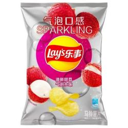乐事 经典/大波浪/奇多系薯片 清新甜荔气泡水味 40g