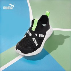 PUMA 网眼 儿童跑鞋