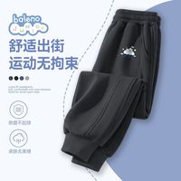 班尼路 儿童休闲裤 岩石灰 120cm