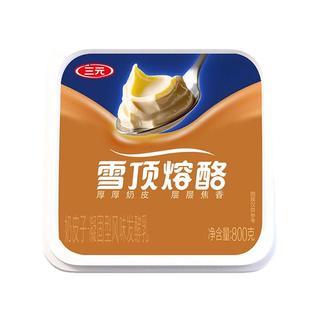 三元 雪凝雪顶熔酪奶皮子酸奶