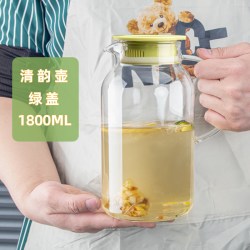 丹卓 冷水壶玻璃水壶耐高温凉水壶家用储水冷泡茶壶凉白开凉水杯大容量