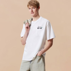 杰克琼斯 杰克·琼斯（JACK&JONES）男装26年棉质卡通熊猫印花半袖