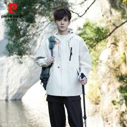 皮尔·卡丹 皮尔卡丹  男女同款防风防水冲锋衣外套