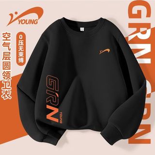 贵人鸟 男童卫衣 黑/G橙线标右下+G橙刻字膜K 110