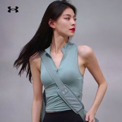 安德玛 Vanish女子弹力镂空网纱透气健身训练运动背心1389874