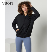 vuori Halo 女士轻薄瑜伽外套夹克 DreamKnit™面料 VW581 黑色/Black M 165