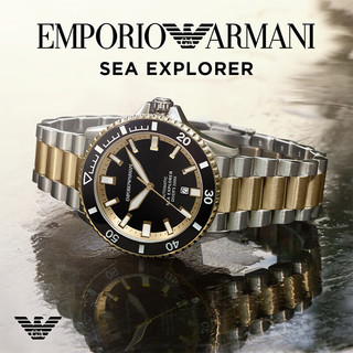 EMPORIO ARMANI 阿玛尼 AR60089 海洋探索者系列 男士石英腕表