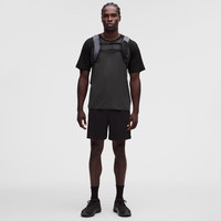 lululemon LM3GCAS 男士防晒运动短袖T恤 石墨灰/黑 M