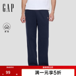 Gap 787413 碳素磨毛抓绒 海军蓝 XL 男士休闲裤