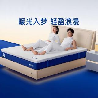 MLILY 零压悬浮床P1现代简约婚床主卧双人床1.8米+快充2.0记忆棉床垫