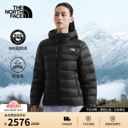 北面 羽绒服女Apricity600蓬鹅绒PERTEX轻量保暖防风|8DX5 JK3/宇宙黑 XL /170