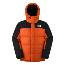北面 派克羽绒服情侣户外保暖加厚鹅绒外套4QYX 落日橘/5PO M