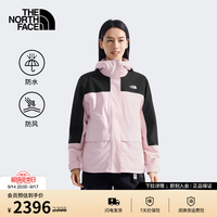 北面 三合一冲锋衣女Elements抓绒内胆外套防水可拆卸25秋冬款预|8ED0 E93/暮樱粉/宇宙黑 XL/170