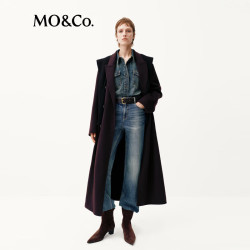 MO&Co. 大衣针织披肩绵羊毛