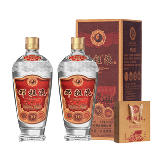 邓祖 浓香型白酒 52度 500mL*2瓶