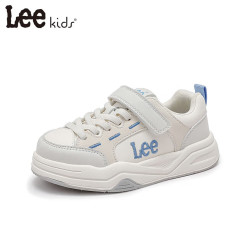 Lee 童鞋 秋季新款儿童百搭休闲板鞋耐磨运动鞋 米蓝