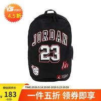 Jordan 男子运动双肩包时尚休闲包户外旅行包电脑包FV4558-011黑MISC