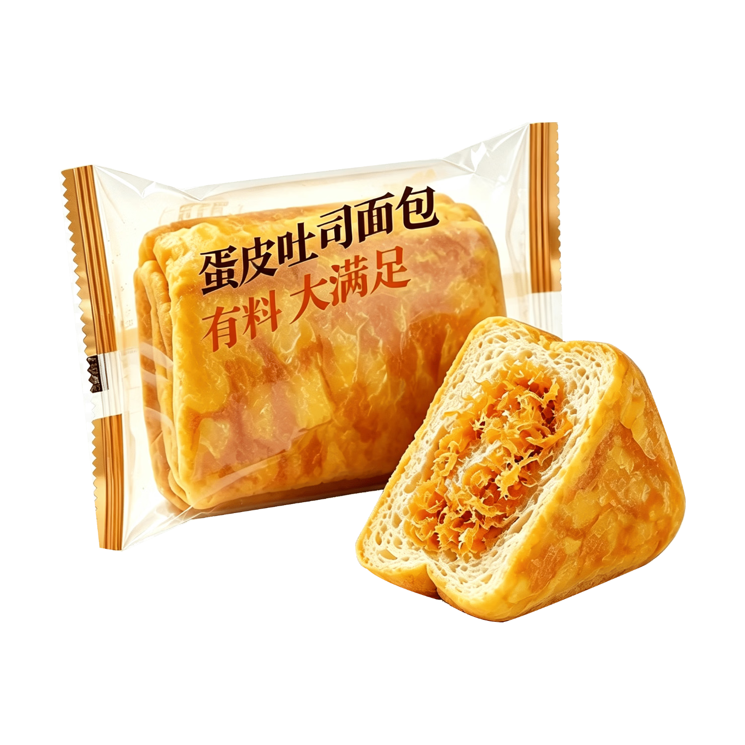 嘟赴 蛋皮肉松面包 840g