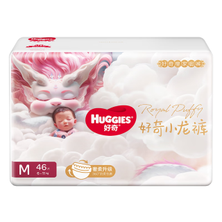 好奇 皇家小龙裤纸尿裤中号M46片