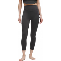 lululemon Wunder Under SmoothCover 女士高腰紧身裤 石墨灰 M