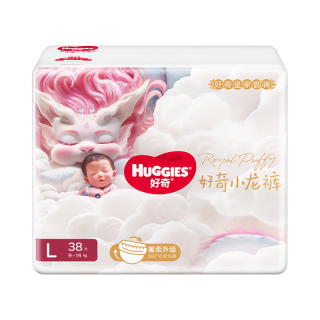 好奇 皇家小龙裤纸尿裤L38片