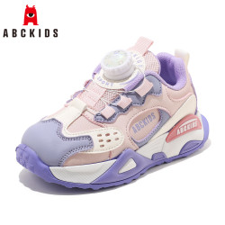 ABCKIDS ABC KIDS童鞋 秋季透气男女童休闲鞋 旋钮扣运动鞋（2款颜色可选）