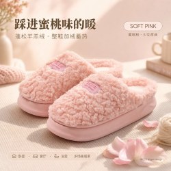 QICCE 轻臣 居家棉拖鞋女款