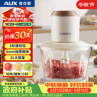 奥克斯 绞肉机家用 绞馅机 碎肉机 电动多功能料理搅拌机打肉机饺子肉馅蒜蓉机 搅肉机JR116