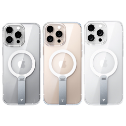 图拉斯 Lpro 旋转支架 MagSafe磁吸 透明 iPhone16ProMax 手机壳