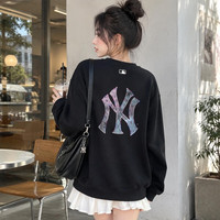MLB 官方 老花卫衣男女26秋季新款上衣套头衫运动背标卫衣3AMTM0564