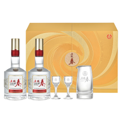 五粮春 五粮液 五粮春二代 52度浓香型白酒 588ml*2瓶 礼盒装