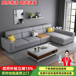 左菲尼 广东佛山2026年新款冬夏两用布艺沙发客厅现代简约小户型棉麻家具 棉麻布 双人+贵妃